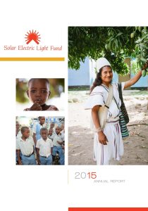 2015 Solar Electric Light Fund (SELF) Annual Report