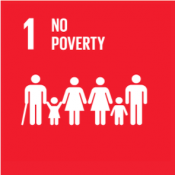 SDG 1 no poverty icon