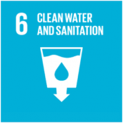 SDG 6 clean water and sanitation icon