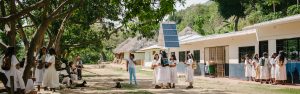 Solar panels in an Indigenous Colombian town
